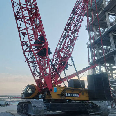 Beli Mobilitas dan Fleksibilitas yang Baik Digunakan 400T Crawler Crane 36 ~ 84m Lattice Boom Crawler Crane Untuk Dijual online manufacture