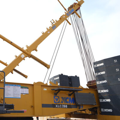Buy In Complex Terrain Used Crawler Cranes XLC260 1430t.m Well To Help Complete The Construction online manufacture