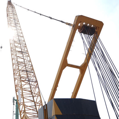 kopen 85T Gebruikte Rupskraan XGC85 XCMG Rupskraan 85 Ton Hefvermogen online manufacture