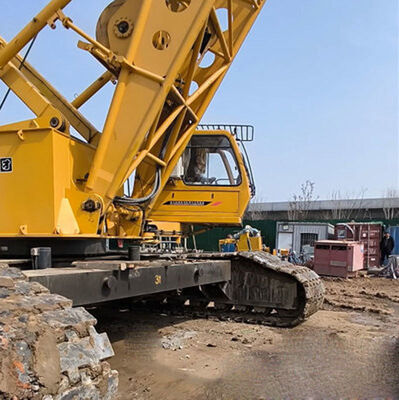 kaufen Hydraulik-Raupenkran mit 91 Metern maximaler Hubhöhe, 35 % maximaler Steigfähigkeit und 800 Litern Kraftstofftankinhalt online manufacture