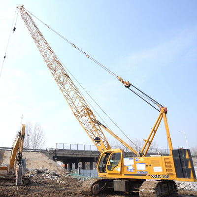 kopen 13m - 60m Boom 100T Crawler Crane heeft grote voordelen bij operaties op grote hoogte online manufacture