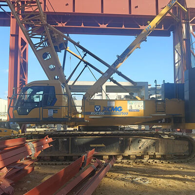 Beli XGC200 200T Crawler Crane Derek Crawler 18m-91m Digunakan 298kW Daya Mesin online manufacture