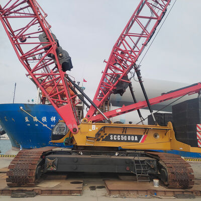Buy 400T Crawler Mounted Mobile Crane ACC4000A Crawler Crane 400 Ton online manufacture