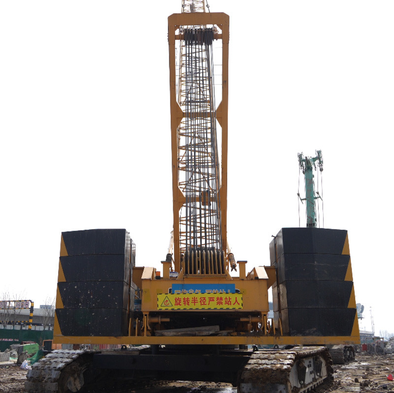 Second Hand Crawler Cranes with 1.5 Rpm Slewing Speed 120 M/min Hoist ...